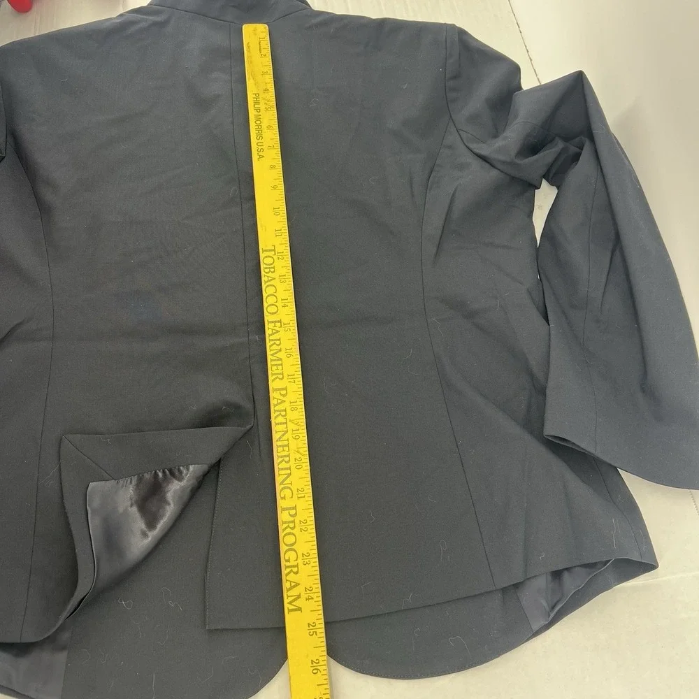 Giorgio Armani Womens Single Button Blue Blazer Italy Size 48 Have Multiple 03 - Picture 10 of 14